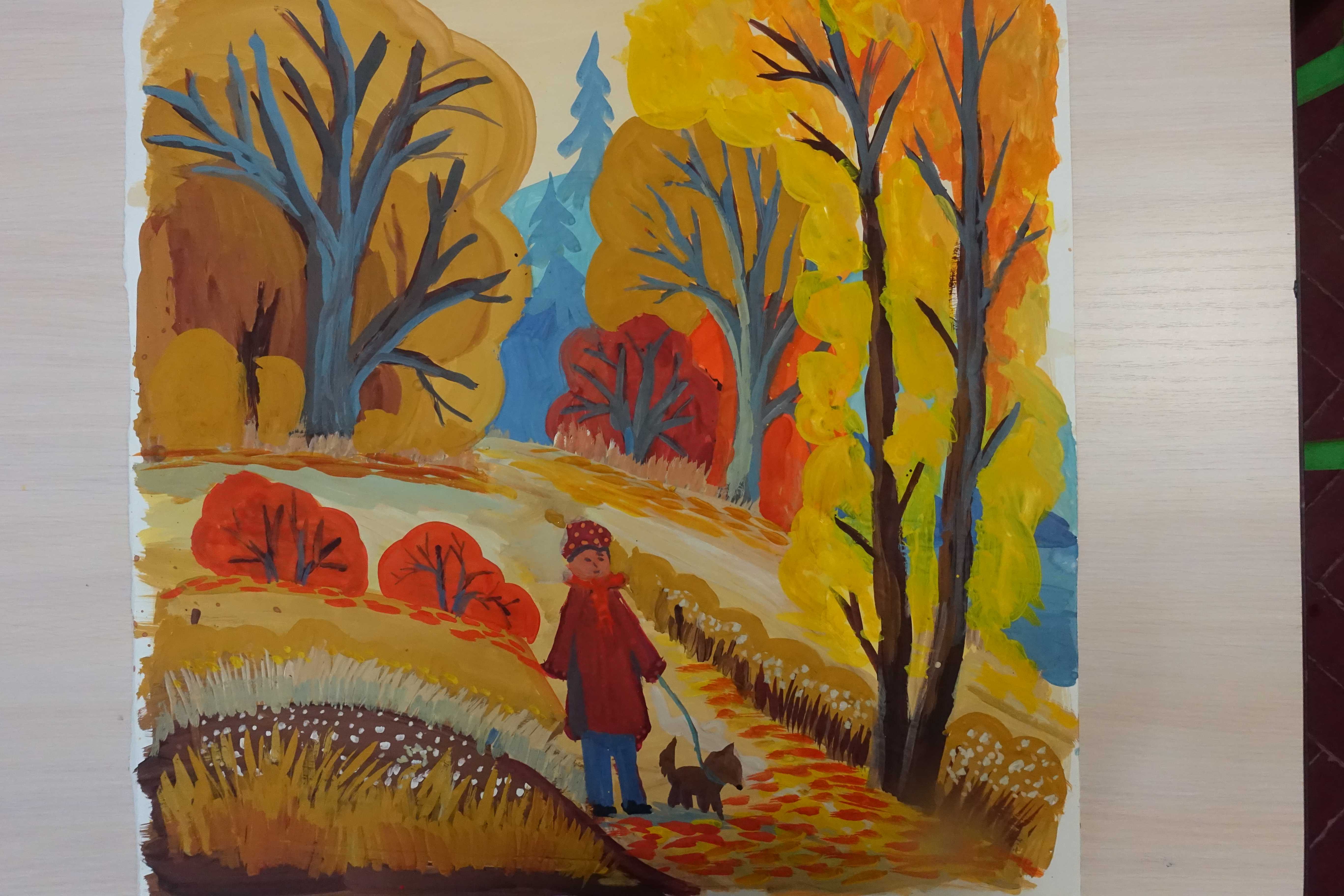 Картины осень для детей 5-6 лет